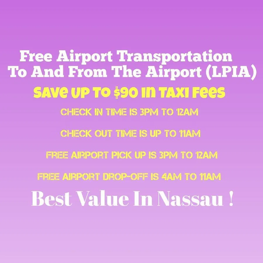 Bell At The Airport Suites Adults Only - Free Airport Transportation Nassau
